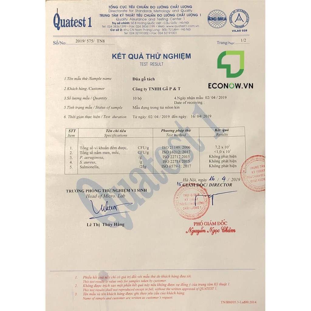 100 đôi đũa gỗ bồ đề kèm tăm bao giấy xanh lá