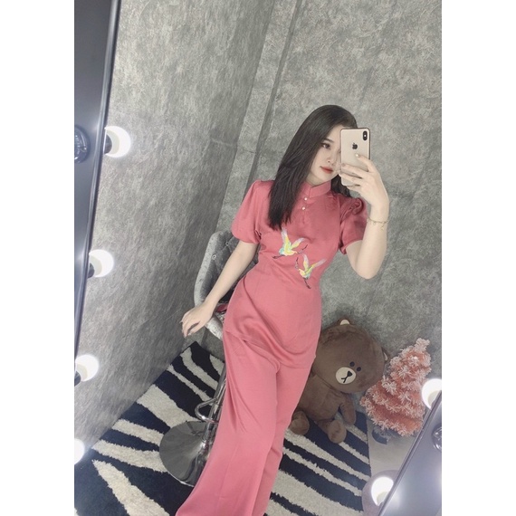 #ĐỒ ĐI CHÙA CAO CẤP # MẪU HẠC TAY PHỒNG #ĐỒ BỘ CAO CẤP