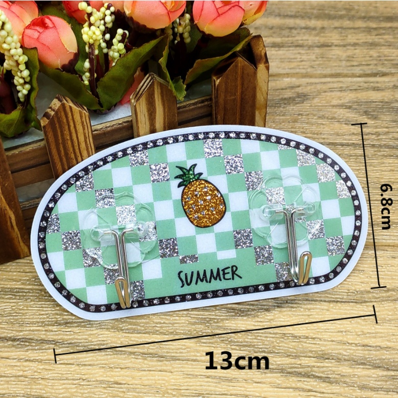 Móc dán tường siêu dính chịu lực 7kg móc treo chìa khóa