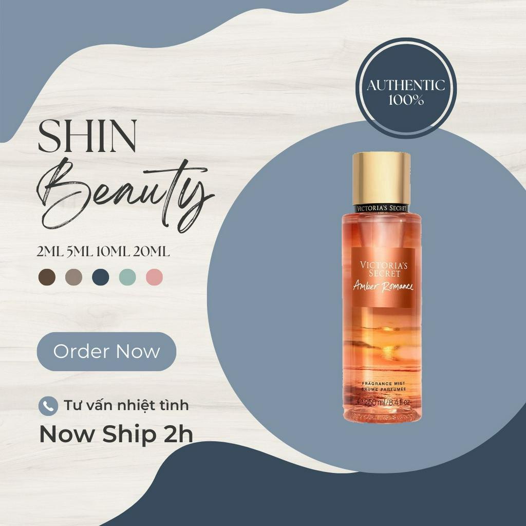 Xịt Thơm Body Mist Victoria’s Secret - 𝐀𝐌𝐁𝐄𝐑 𝐑𝐎𝐌𝐀𝐍𝐂𝐄 30ml/50ml/100ml