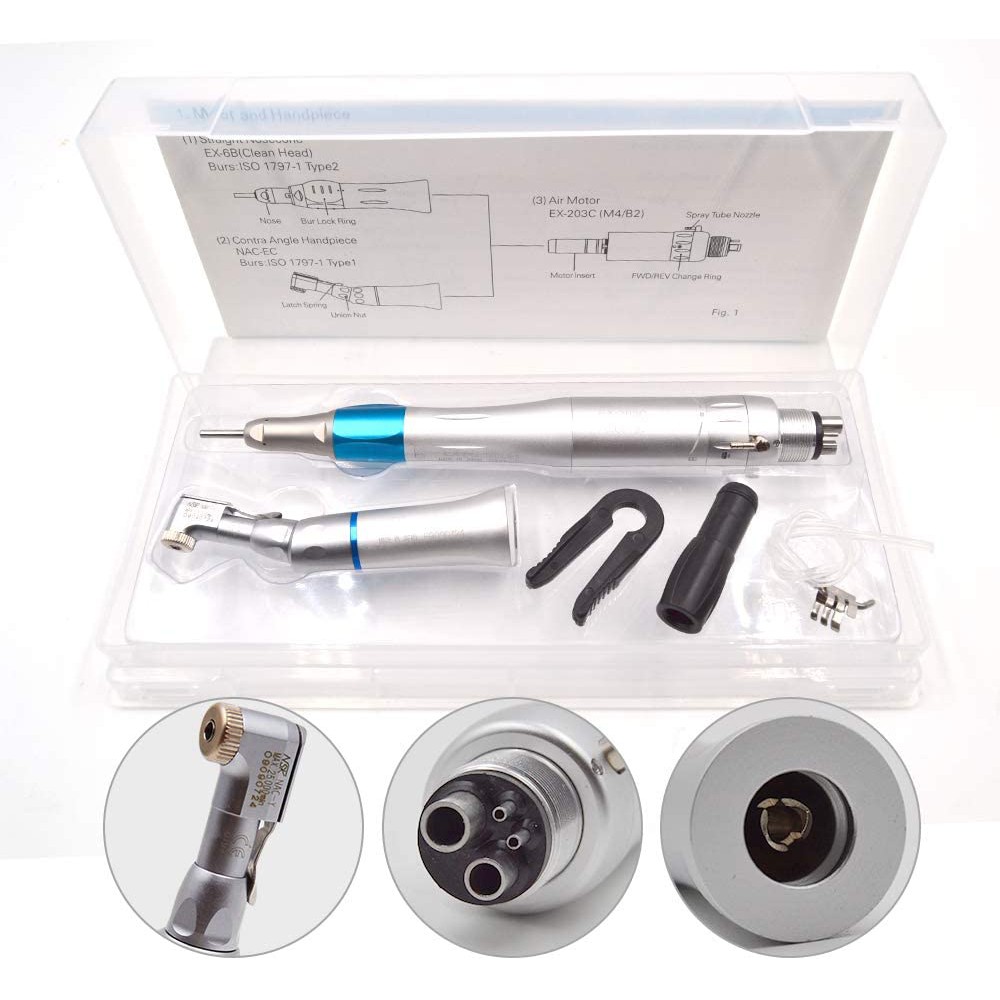 Nsk Bộ 4 Đầu Nối Tua Bin Tốc Độ Thấp Cho Máy Khoan Nha Khoa - Ideal Để Khoan Và Sửa Chữa