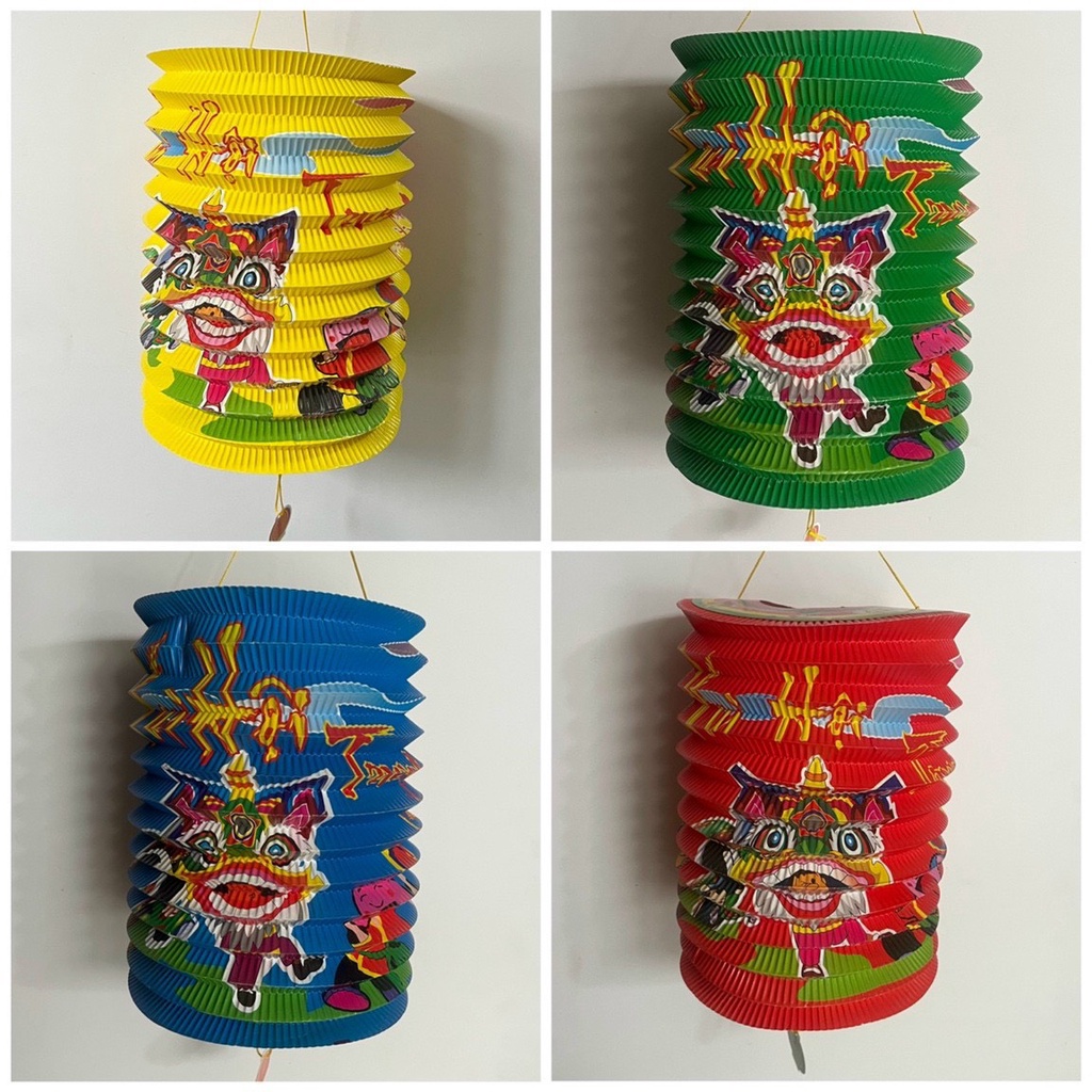 Đèn lồng trung thu xếp giấy hình tròn