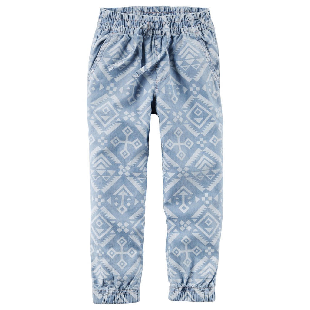 Quần dài hoạ tiết ô (3M-24M) Chính Hãng Carter's Mỹ