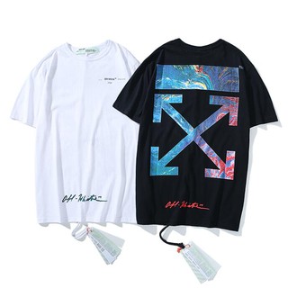 Áo thun Cotton OFF-WHITE in hình thời trang
