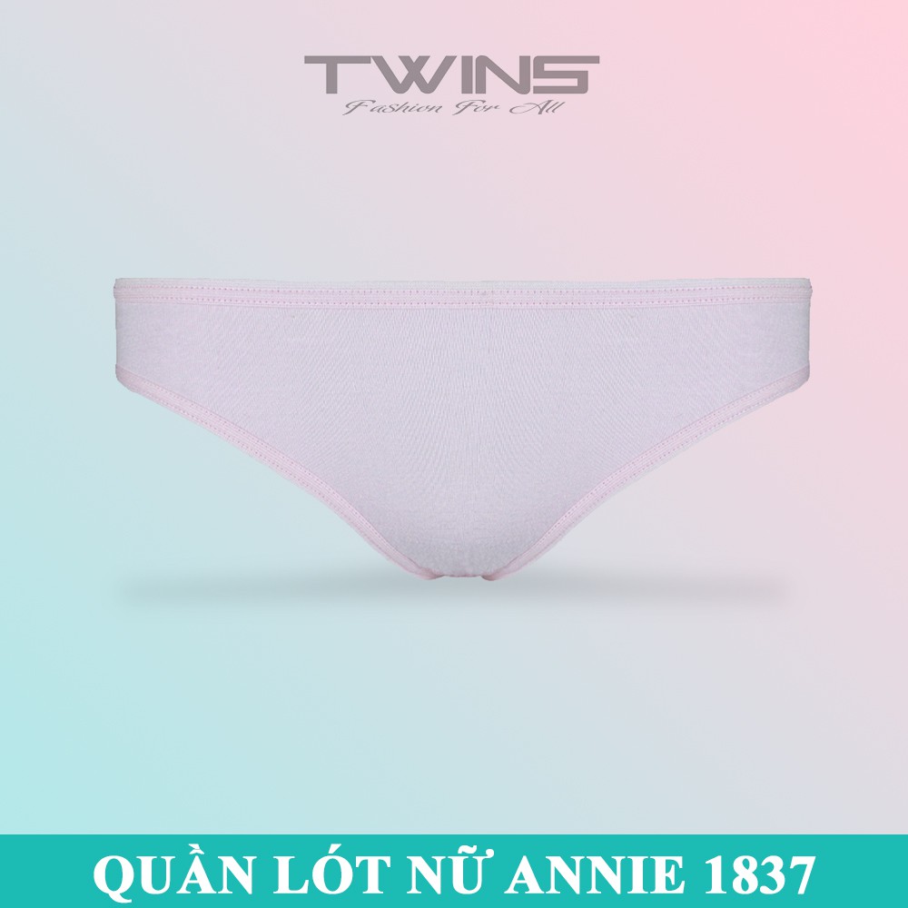 Quần lót nữ cotton cao cấp trơn Annie 1837 mềm mại thoáng mát thấm hút mồ hôi thiết kế đơn giản size từ 50kg-60kg