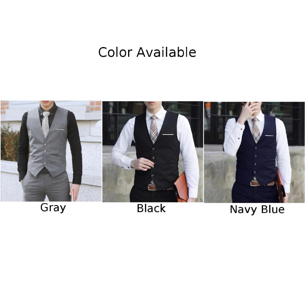 Gilet Áo Khoác vest Ôm Dáng Thời Trang Lịch Lãm Cho Nam tuxedo