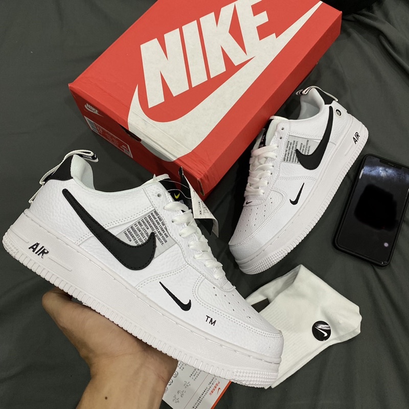 GIÀY AF1 TRẮNG VẠCH ĐEN CAO CẤP 1:1