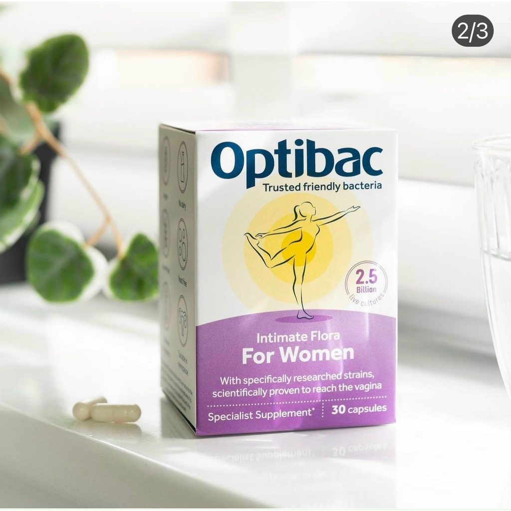 Men vi sinh OptiBac Probiotics Tím - Anh