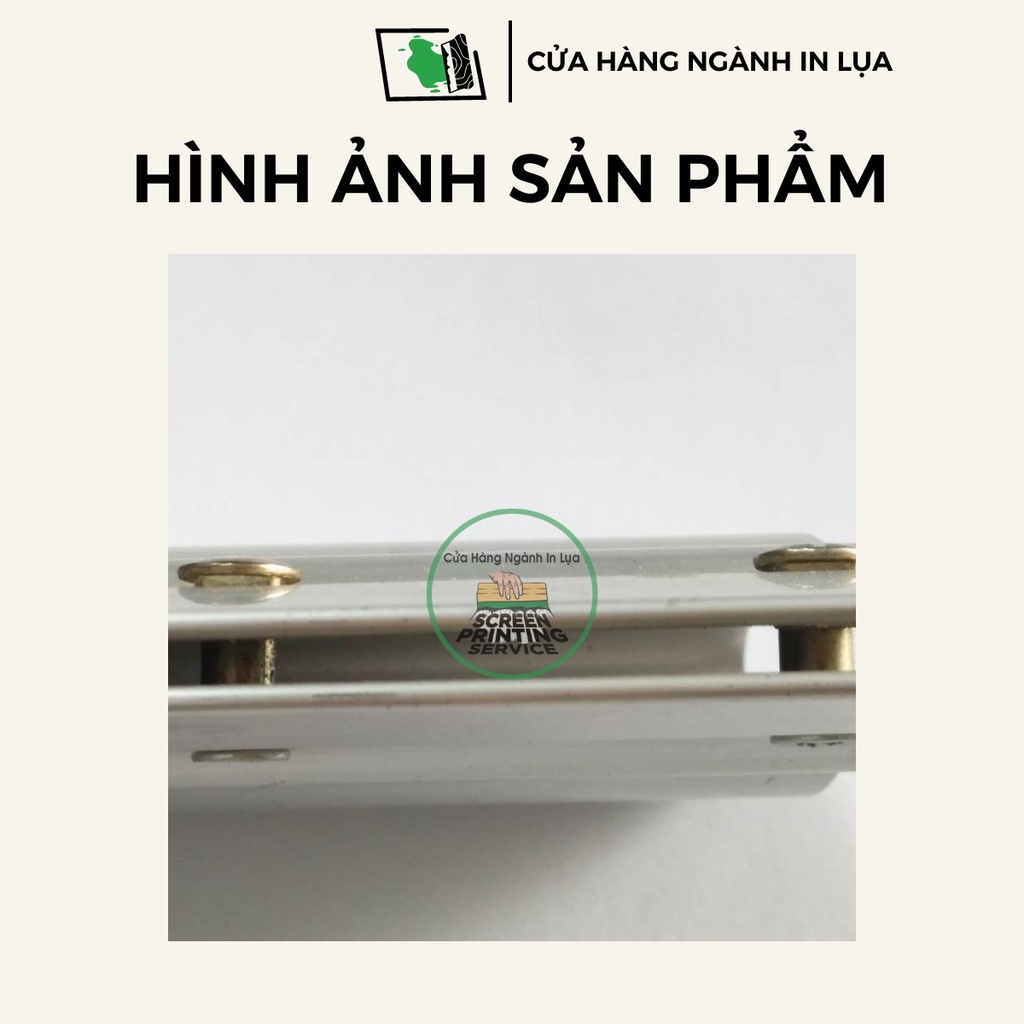 Cán nhôm in lụa dùng để gắn, lắp lưỡi dao gạt mực in lụa