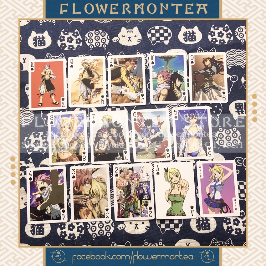 Bộ Bài Tây 54 Lá - Fairy Tail | Hội Pháp Sư