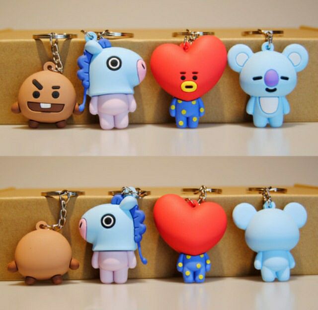 Móc khoá BT21 BTS Chibi đáng iêu muốn xỉu