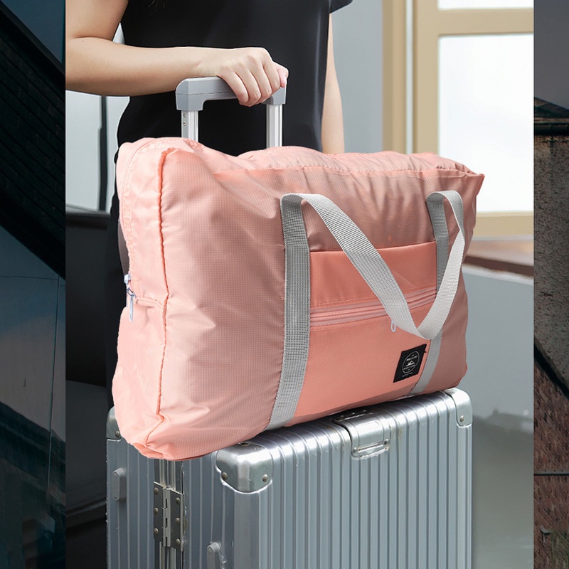 Túi Du Lịch Nylon Gấp Gọn Chống Thấm Nước Sức Chứa Lớn Mẫu Mới Dành Cho Nam Và Nữ