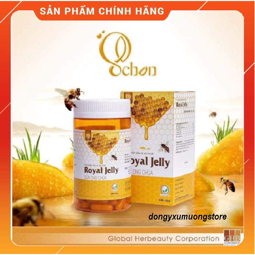 (Chính Hãng Hộp 100 viên) Sữa Ong Chúa Schon Royal Jelly Bảo Vệ Sức Khoẻ & Dưỡng Nhan Cho Phái Đẹp