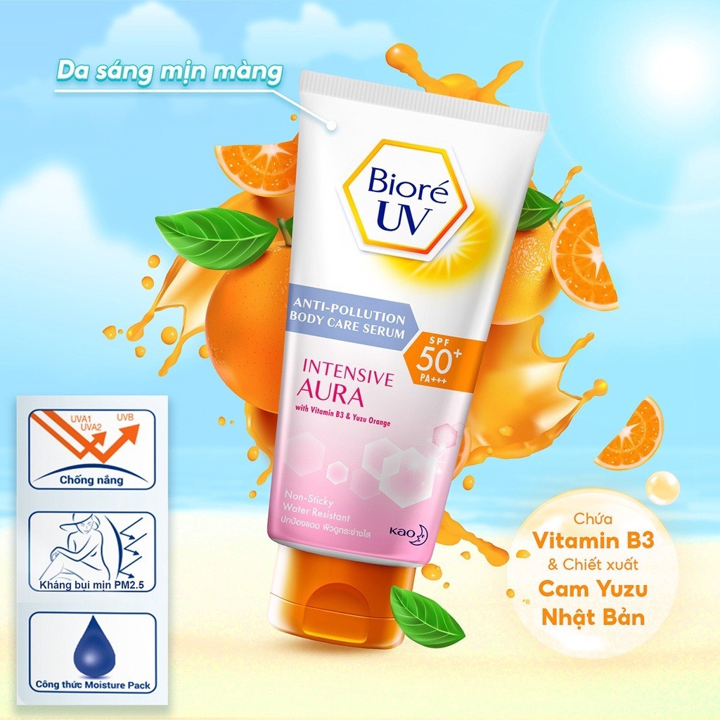 Kem Chống Nắng Biore UV Body Intensive White SPF50