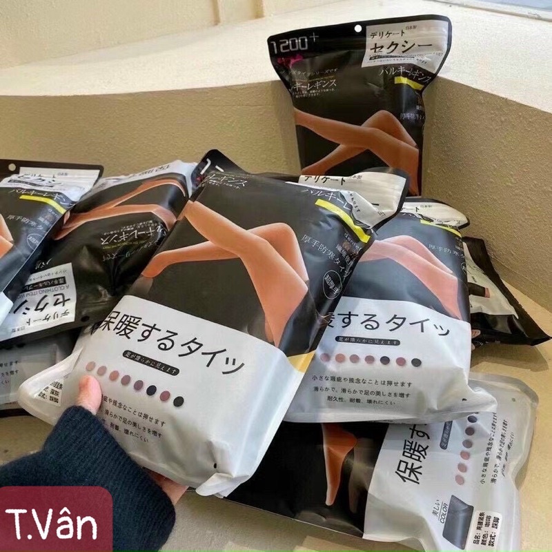 Quần tất nữ len tăm lót lông nỉ xuất Nhật siêu ấm hàng cao cấp
