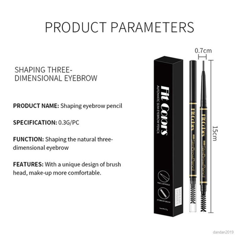 Bút Kẻ Lông Mày Thiết Kế Hai Đầu 4 Màu Tùy Chọn 1.5mm | BigBuy360 - bigbuy360.vn