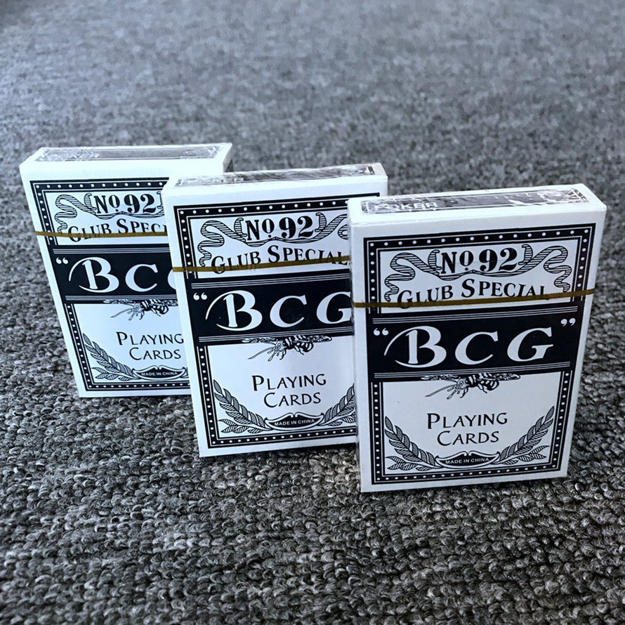 Bộ thẻ bài poker BCG nhỏ gọn bền dùng làm ảo thuật chơi trò chơi thực tế hoặc làm quà tặng 1209
