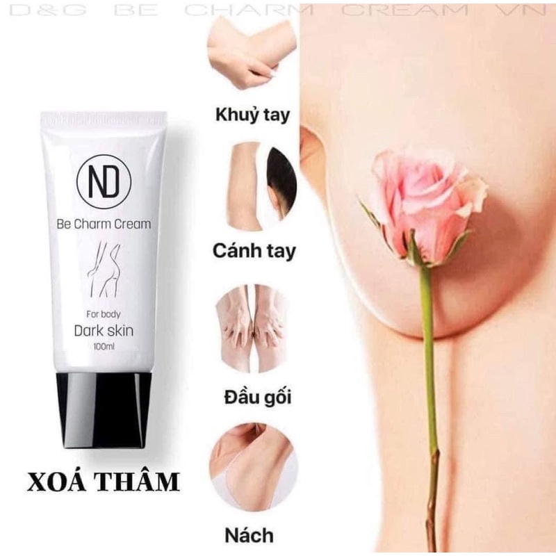 Che Tên SP - Kem Làm Mờ Thâm Mông Nách Đầu Gối Be Charm Cream 6IN1 MẪU MỚI