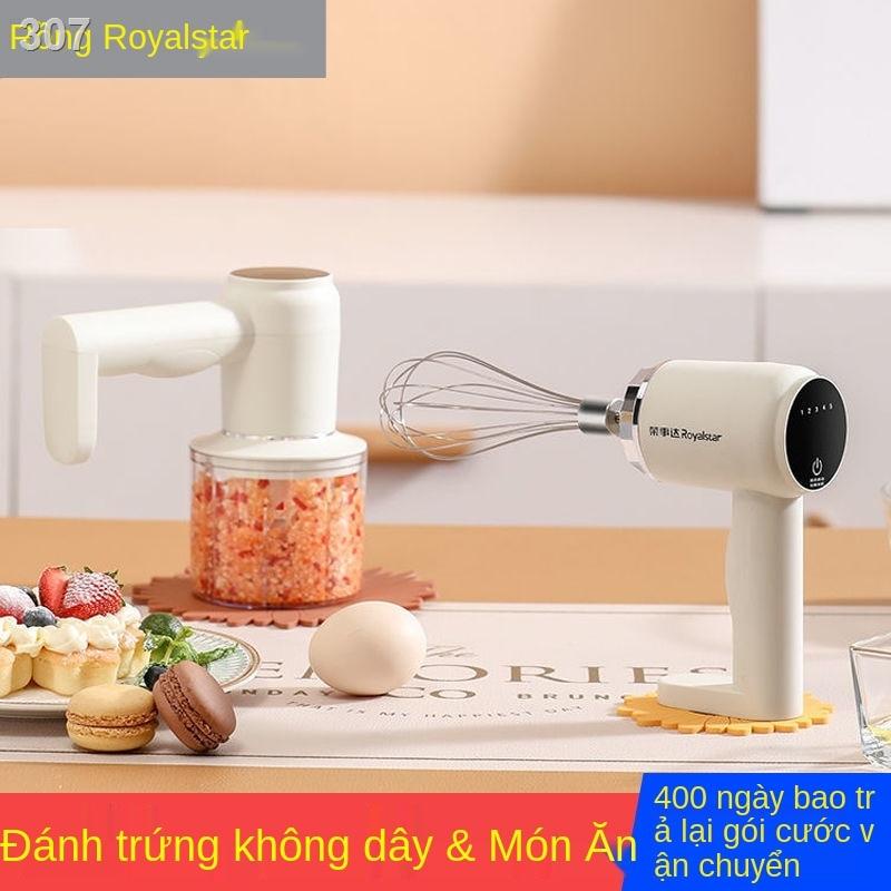 【chuyên gia săn sale】Rongshida Máy đánh trứng gia dụng điện lòng trắng Nướng bánh mini sạc không dây