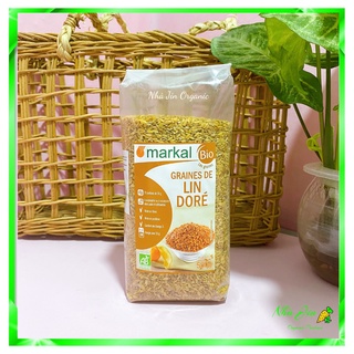 Hạt lanh vàng, nâu hữu cơ Markal 500g