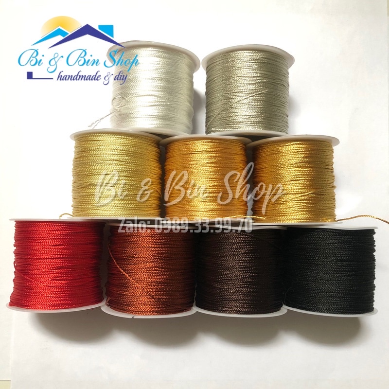 Chỉ Nilon 210D/6 Cuộn Nhỏ Dùng Xỏ Chuỗi Ngọc Hạt Trai, Xỏ Chuỗi Làm Handmade