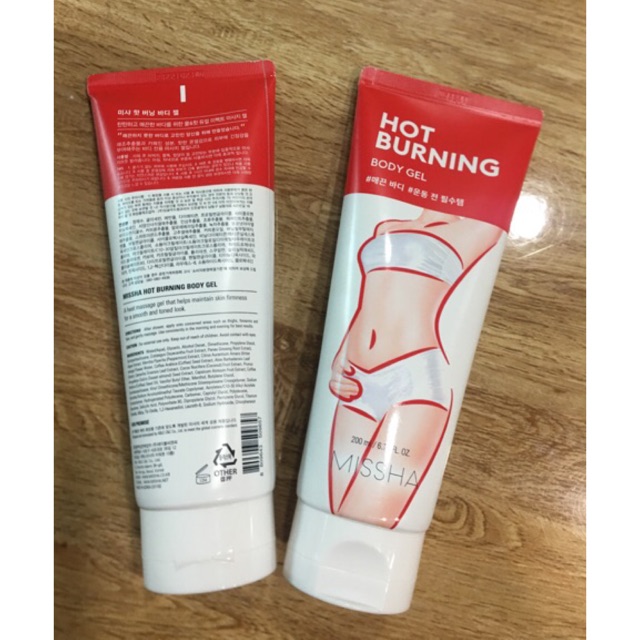 Kem Tan Mỡ  Missha Hot Burning Perfect Body Gel Misha