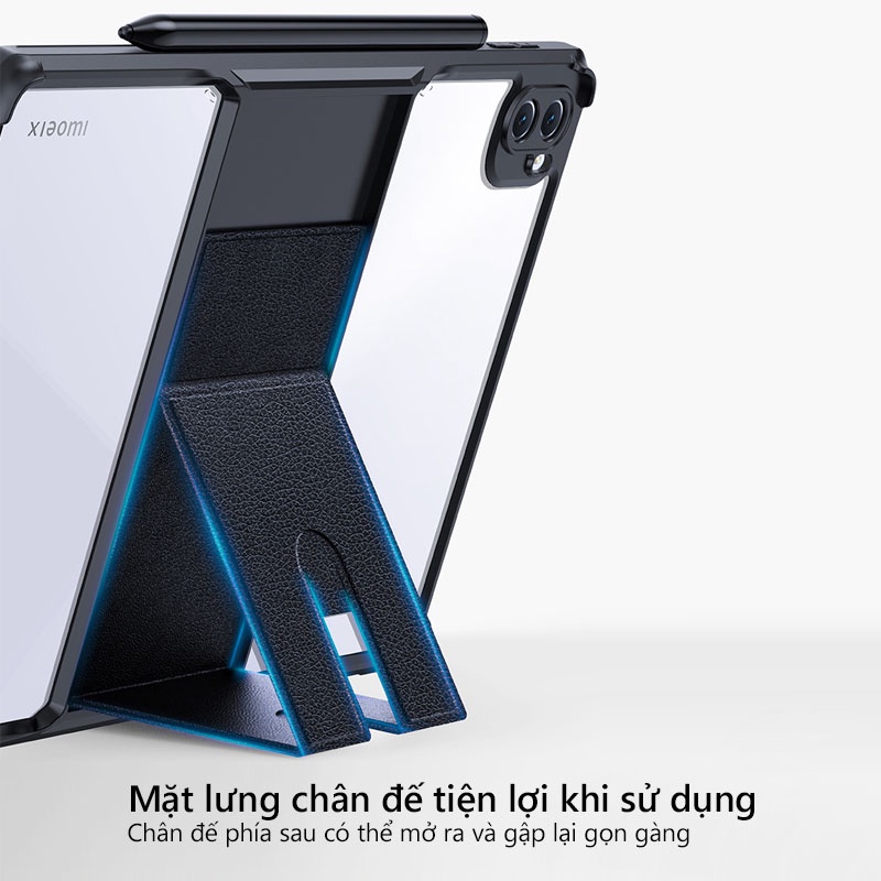 Ốp lưng XUNDD Xiaomi Pad 5 / 5 Pro Chống trầy, Chống sốc, Viền TPU, Mặt lưng chân đế
