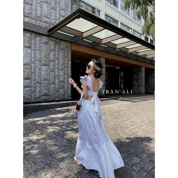 Đầm Maxi Đi Biển, Váy Maxi Đi Biển Dài 4 Màu Trải Sàn
