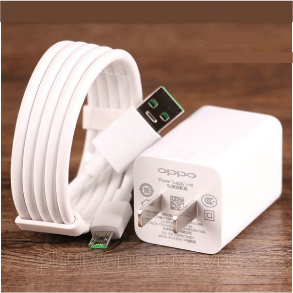 Bộ Sạc Nhanh VOOC Cáp Micro Chính Hãng Oppo 5V- 4A