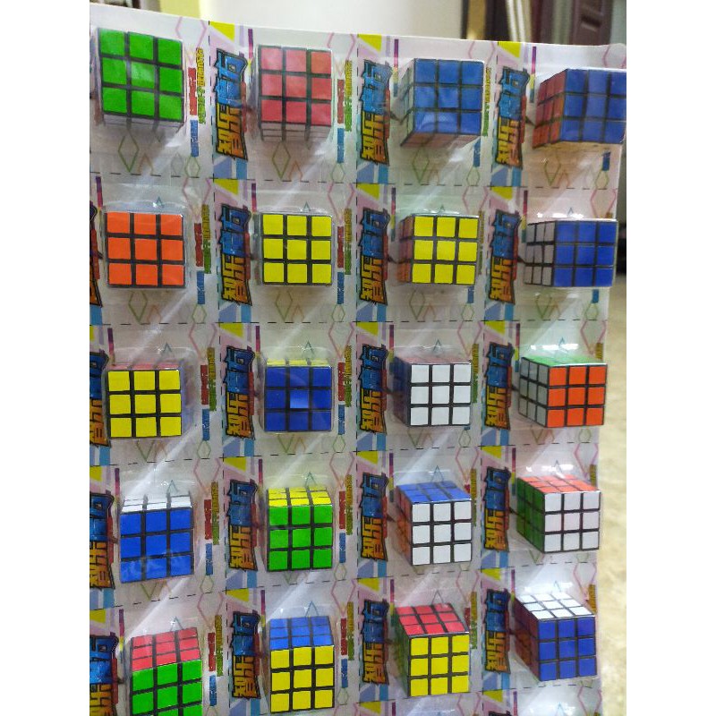 Sỉ vỉ 24 cục Rubik như hình mini