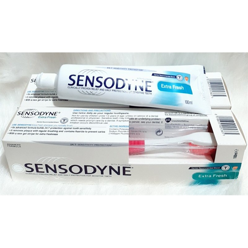 Kem đánh răng Sensodyne – Hỗ trợ giảm ê buốt, ngăn ngừa sâu răng 100gr