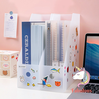 Kệ đựng sách kiêm hộp lưu trữ để bàn học trang trí đơn giản