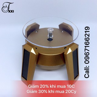 đế xoay trưng bày sản phẩm có đèn