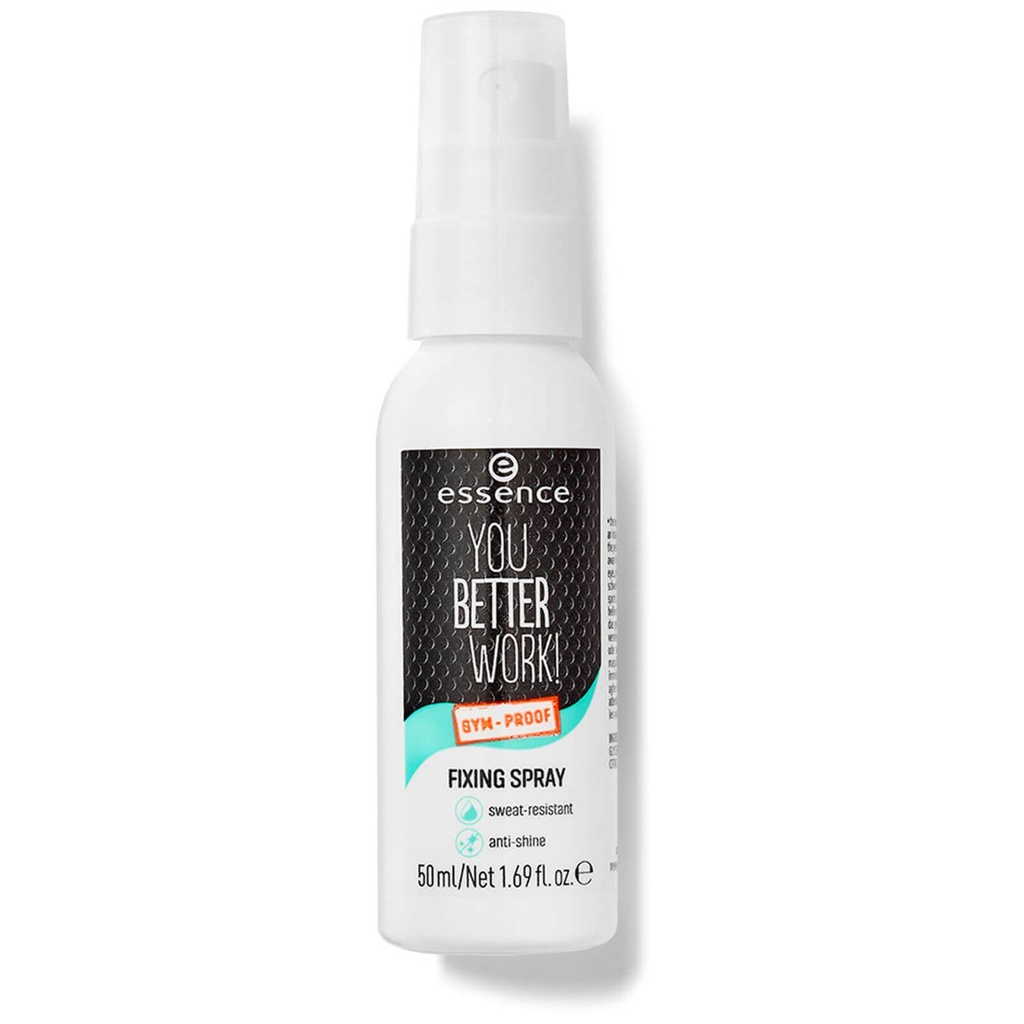 Essence - Xịt Khóa Lớp Makeup Essence You Better Work! Gym-Proof Fixing Spray 50ml