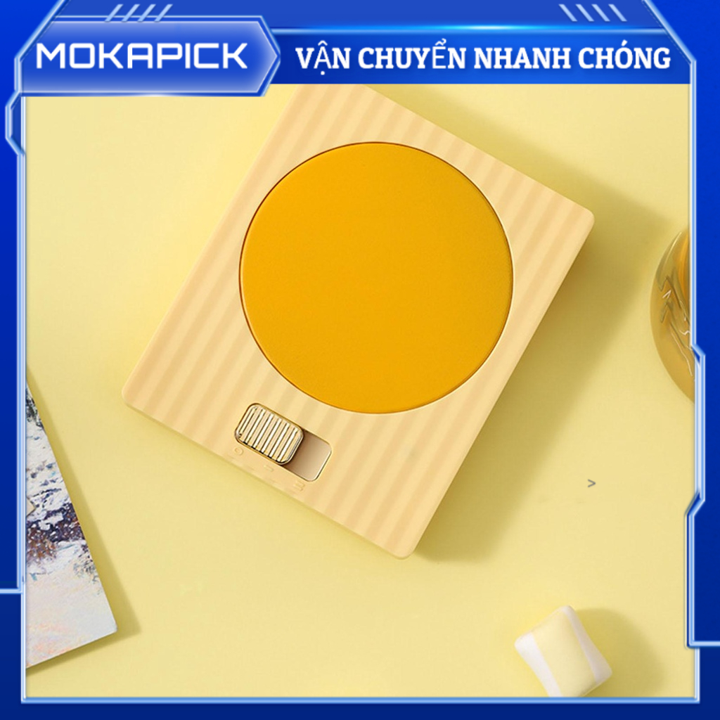 Mokapick Cốc Giữ Nhiệt 2 Độ Chế Có Thể Điều Chỉnh Không Đổi USB Đồ Uống Ấm Cho Bánh Trứng Khăn Ướt 220V