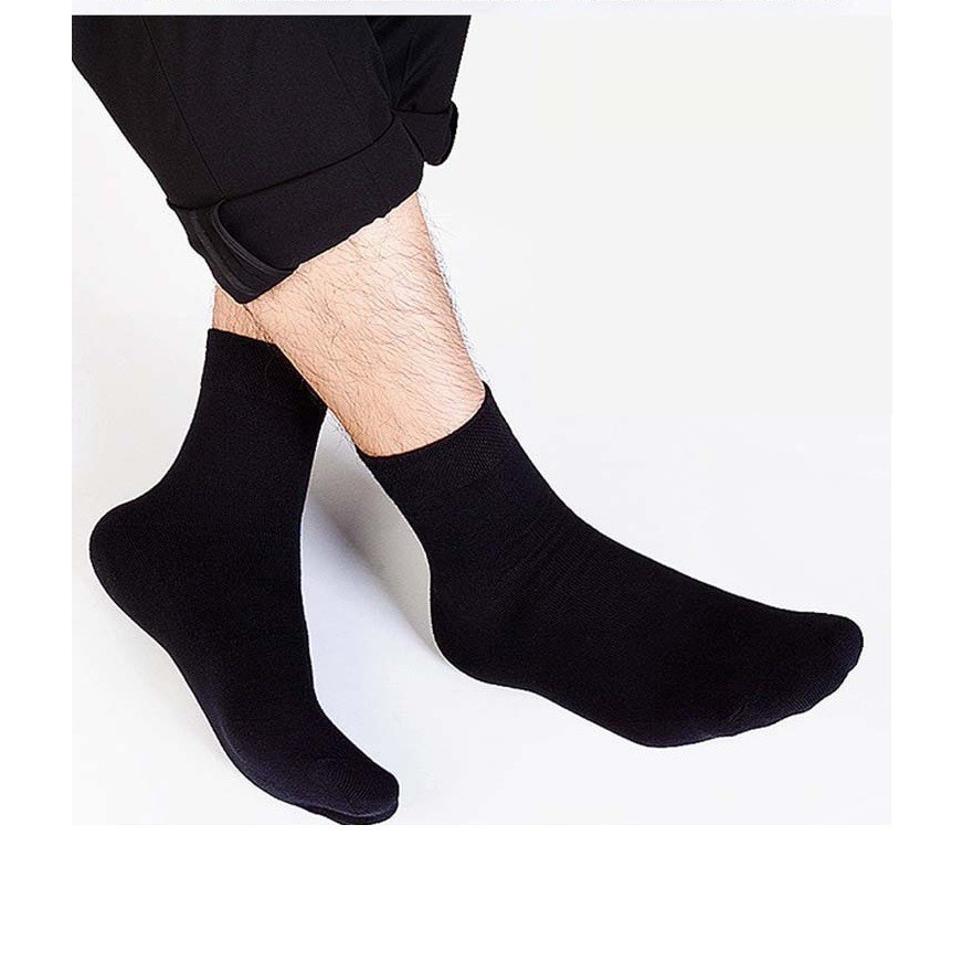 FA097 Hộp 6 đôi tất nam (vớ) cotton kháng khuẩn mềm mại cao cấp Đài Loan hàng nhập