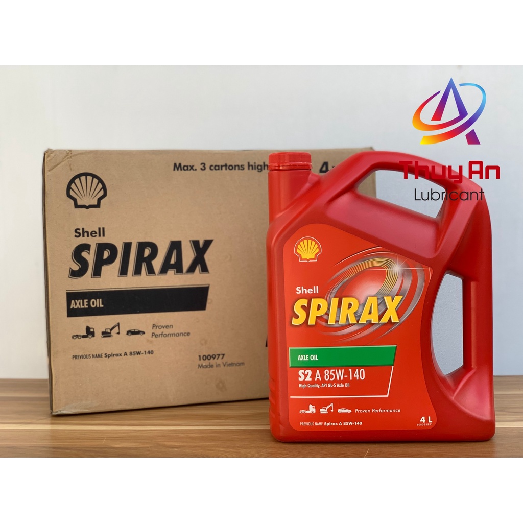 Dầu cầu hộp số Shell Spirax S2 A 85W-140 4L