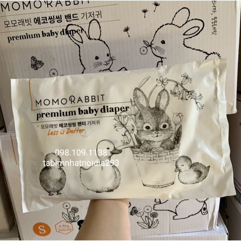 BỈM MOMO RABIT dán/quần size L2/XL2