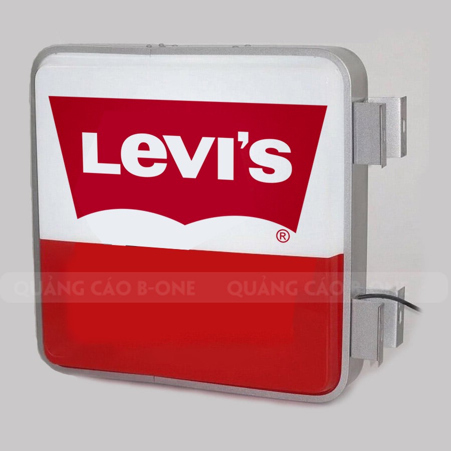 Hộp đèn quảng cáo hút nổi mica in decal full mặt siêu đẹp và chất lượng nhất - Vuông
