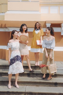 Đầm sơ mi mix color SODA POP
