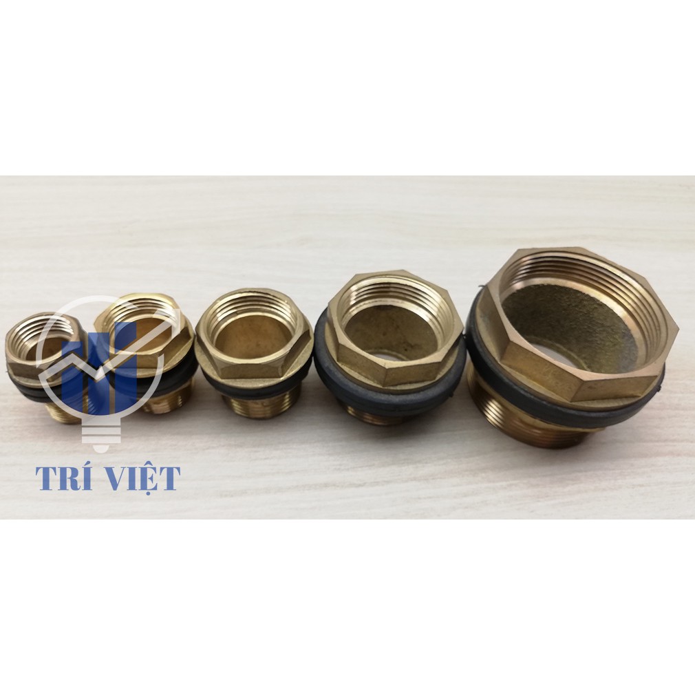 Đấu Bồn Thau - Khớp Nối Bồn Nước Phi 21, Phi 27, Phi 34, Phi 42, Phi 49, Phi 60