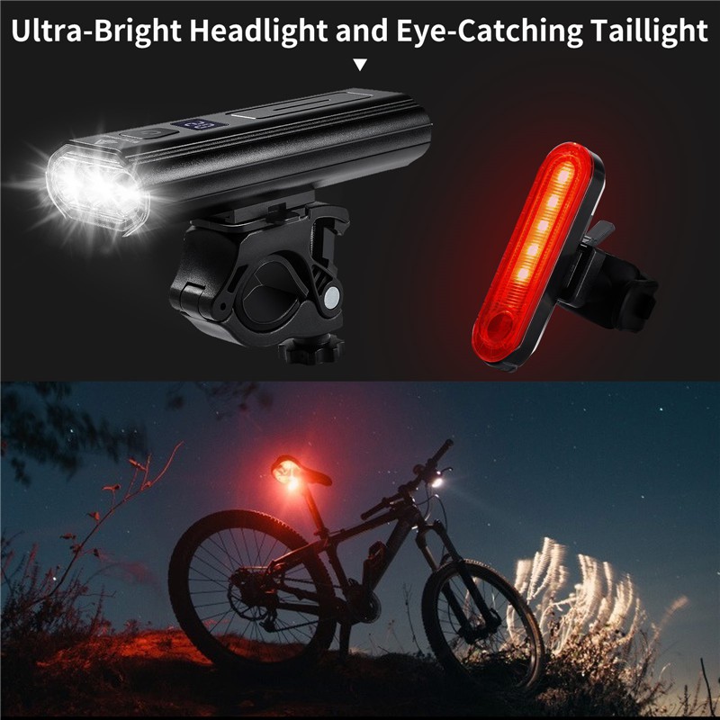 Đèn Pin West Biking Sạc Qua Usb Chống Thấm Nước Ipx6 Cao Cấp Cho Xe Đạp 5200mah 3xxml