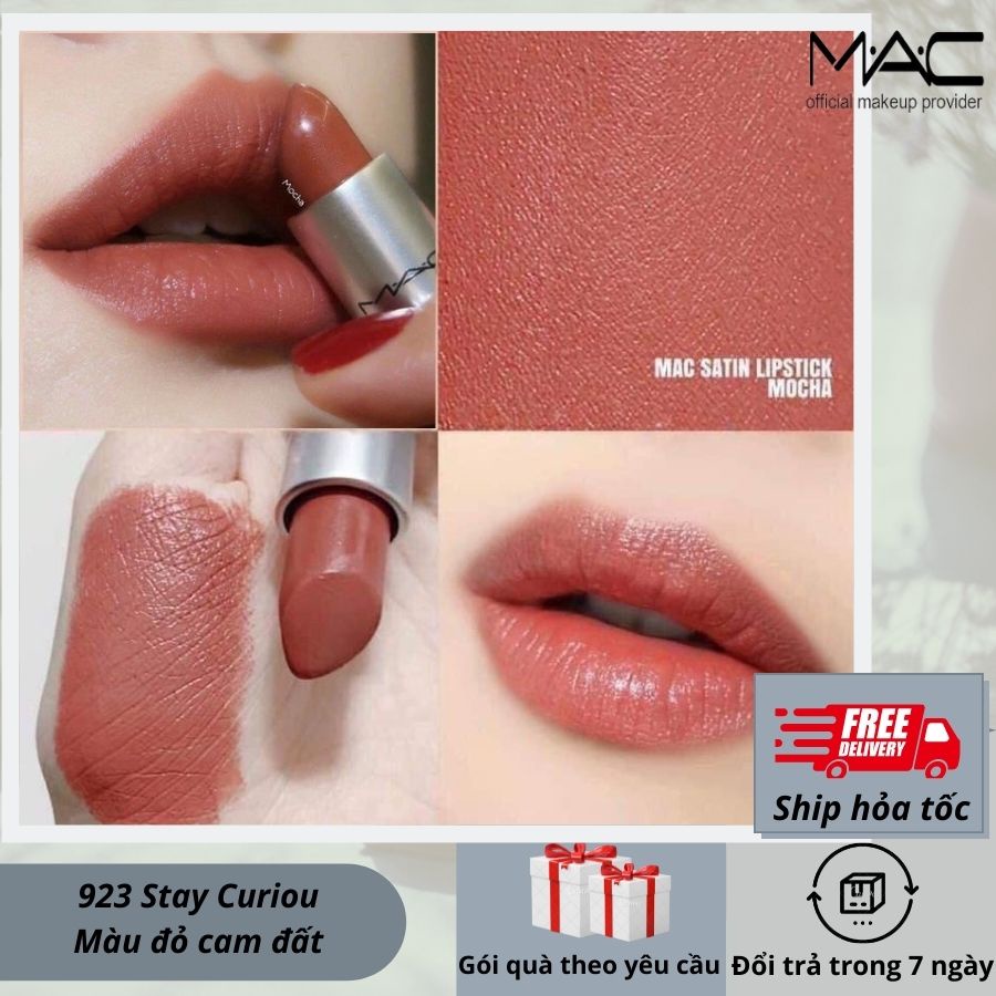 Son Mac Mocha 813 Satin - Màu cam đất thời thượng