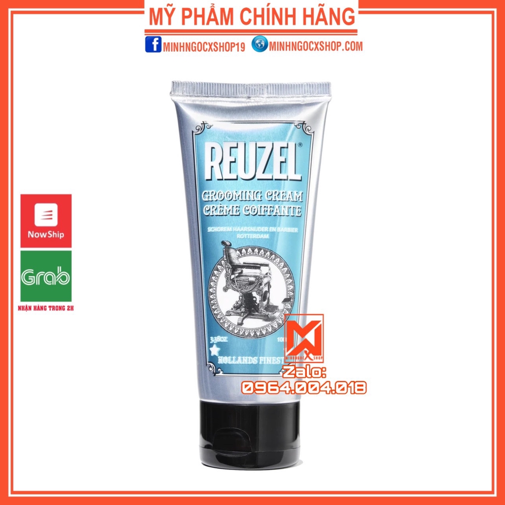 Kem tạo kiểu giữ nếp nhẹ tự nhiên REUZEL GROOMING CREAM 100ml chính hãng