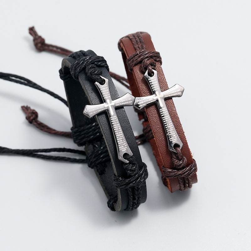 Vòng Đeo Tay Handmade Bằng Da Thật Cao Cấp Thời Trang