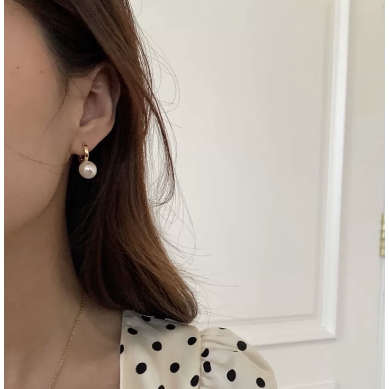 Khuyên tai đính hạt phong cách hàn quốc - Maben