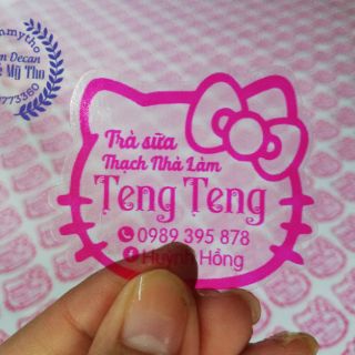 In tem nhãn đẹp