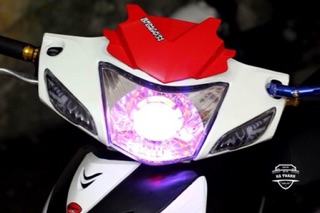 Combo Gương Cầu và Led audi cho Wave