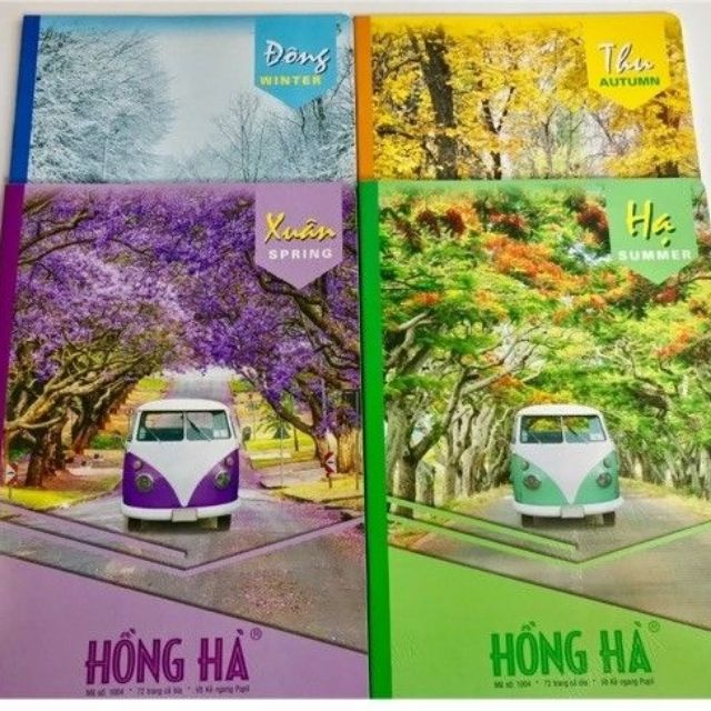 Set 5 quyển vở kẻ ngang 120 trang hh