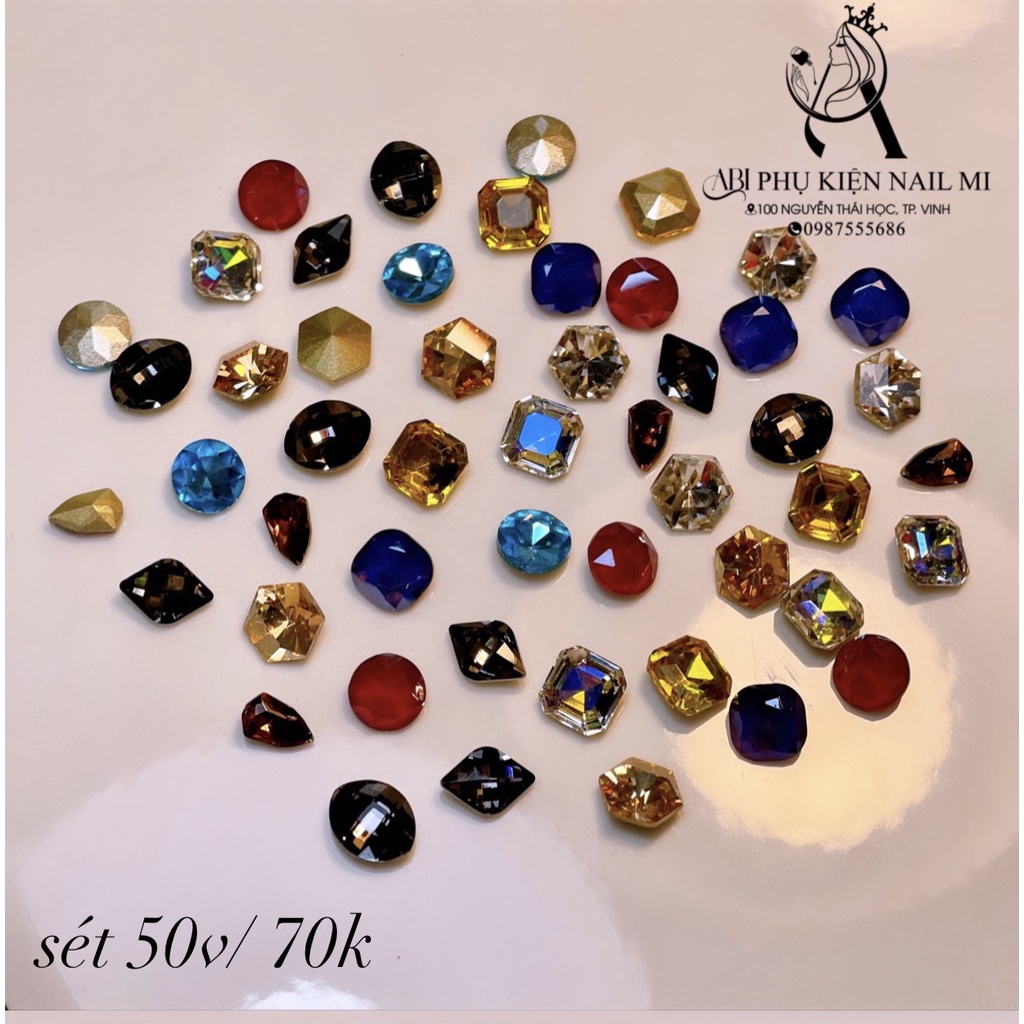 Set đá khối 50 viên